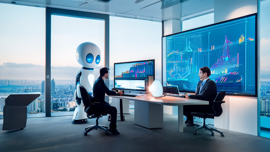 现代化办公室中使用AI进行邮件营销分析