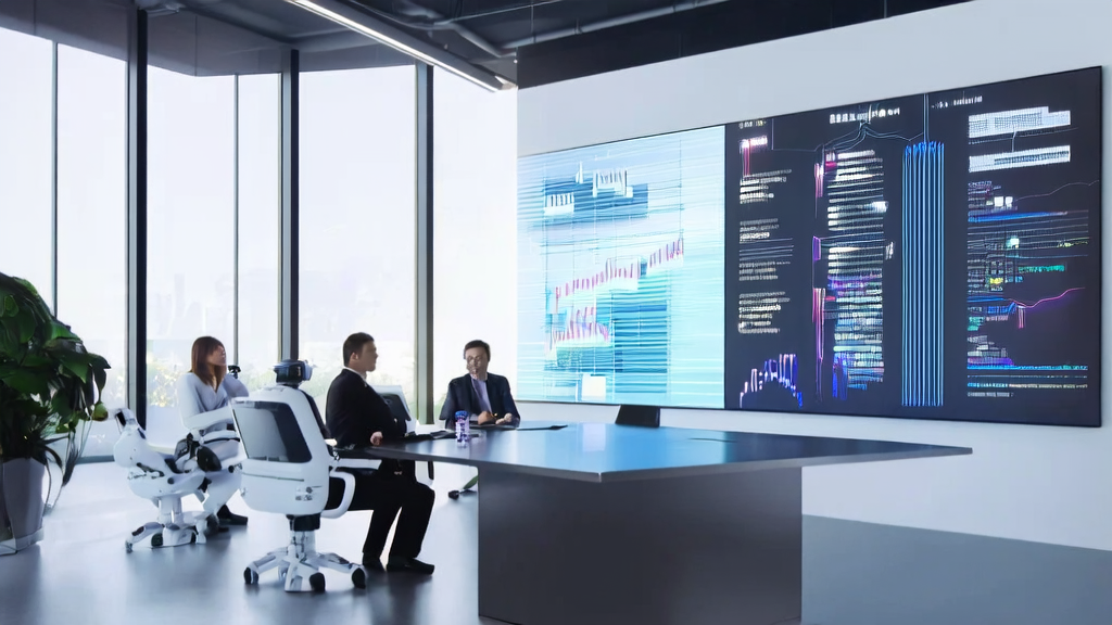 Modern office showcasing AI customer data collection and email marketing strategies