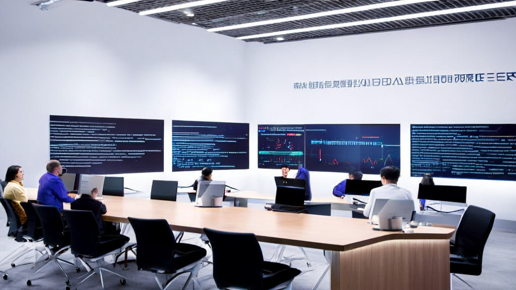 In a modern office, employees are working efficiently using Mistral AI's Devstral2507 model, with the latest AI technology applications displayed on the screen.