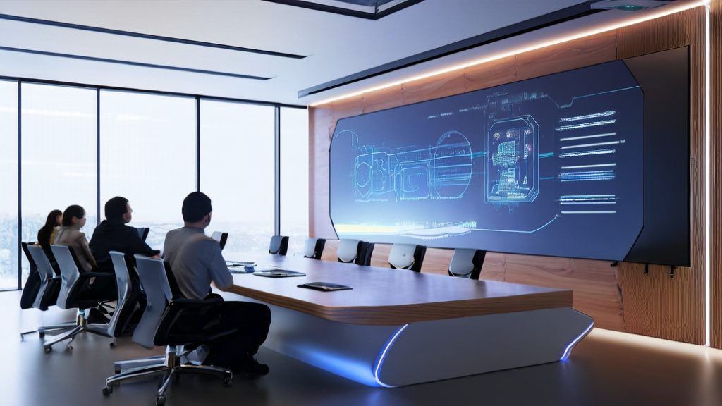 Employees working on AI customer acquisition using the GPT-5 system in a modern office