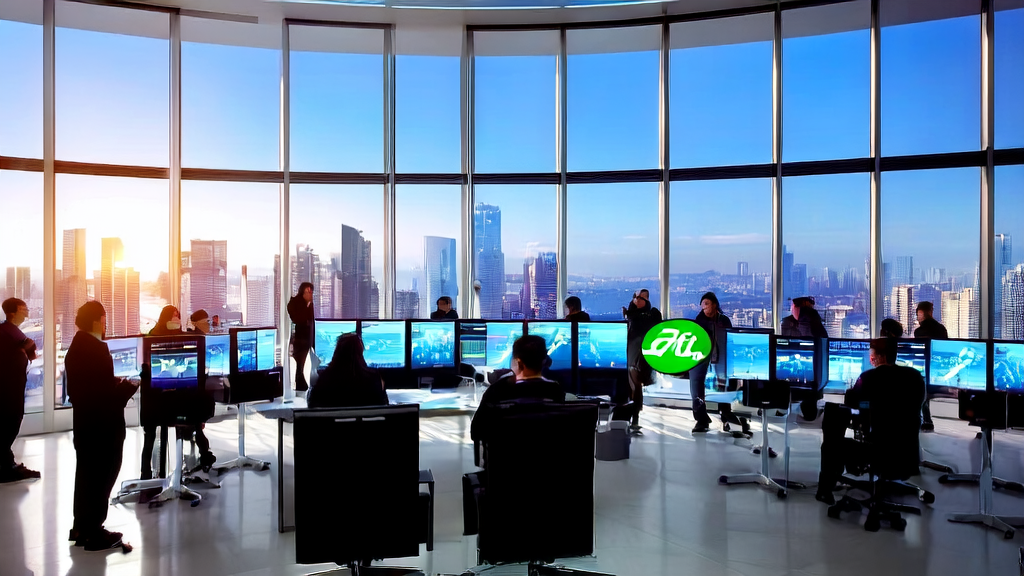 使用NVIDIA最新AI技术的外贸企业办公室