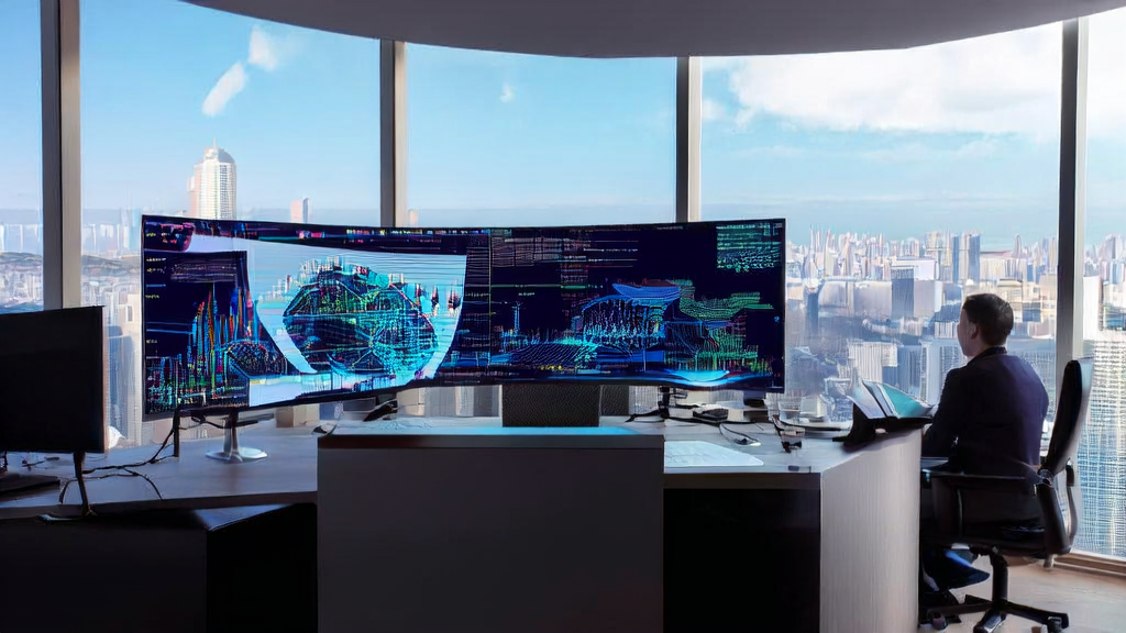 英伟达新型AI模型Cosmos-Reason1助力外贸企业实现精准获客，展示现代化办公环境中的物理AI技术应用