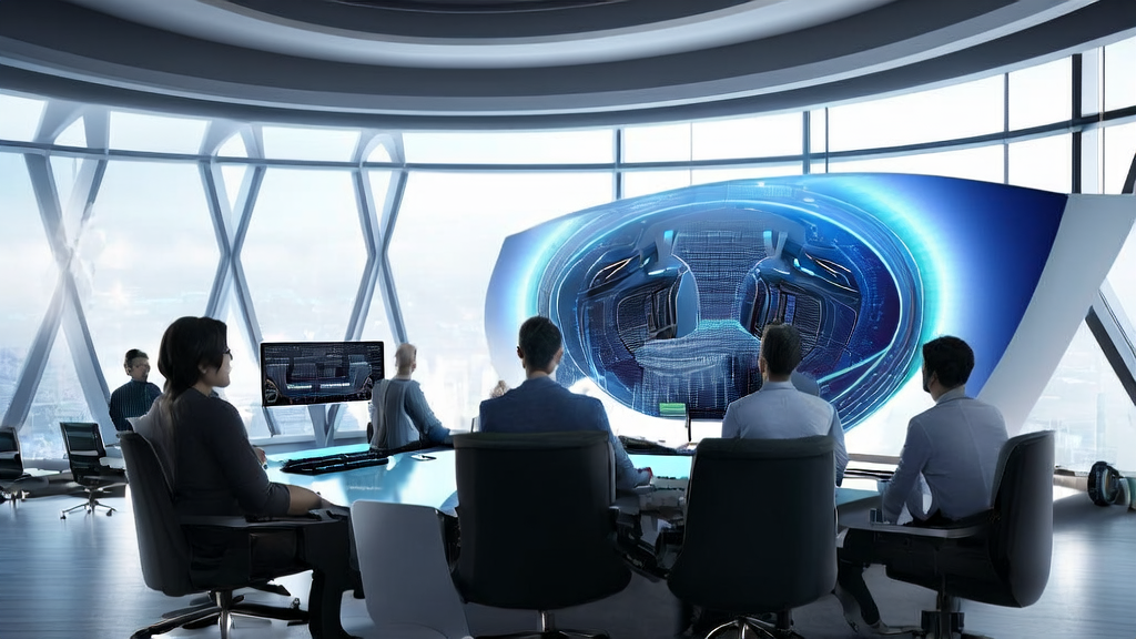 NVIDIA DiffusionRenderer助力外贸企业实现AI精准获客的未来办公室场景