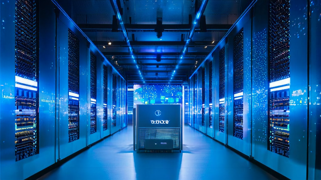 Nvidia Rubin CPX GPU在现代化数据中心中的应用场景，展示高效的数据处理和分析能力。
