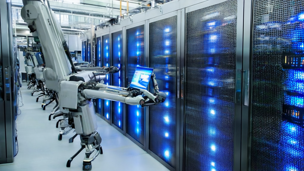 英伟达与三星合作建设的人工智能工厂，展示智能制造和数据分析的未来