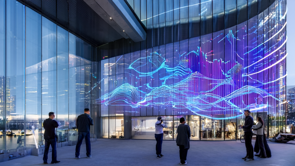 Scene depicting OpenAI's talent defense plan and AI customer acquisition strategies