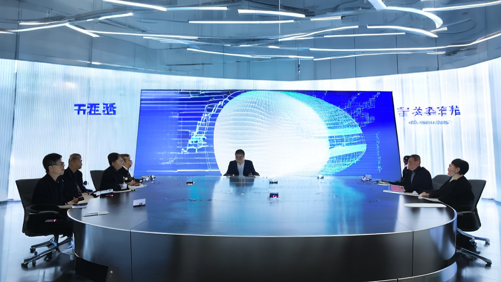 展示Ovis-U1多模态AI模型结构图的会议室，工程师们正在讨论AI客户数据采集和邮件营销策略