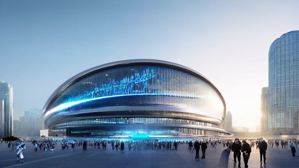 Physical AI and Independent Station Acquisition: The Path of Innovation in 2025, showcasing future cityscape with AI technology and independent station office building