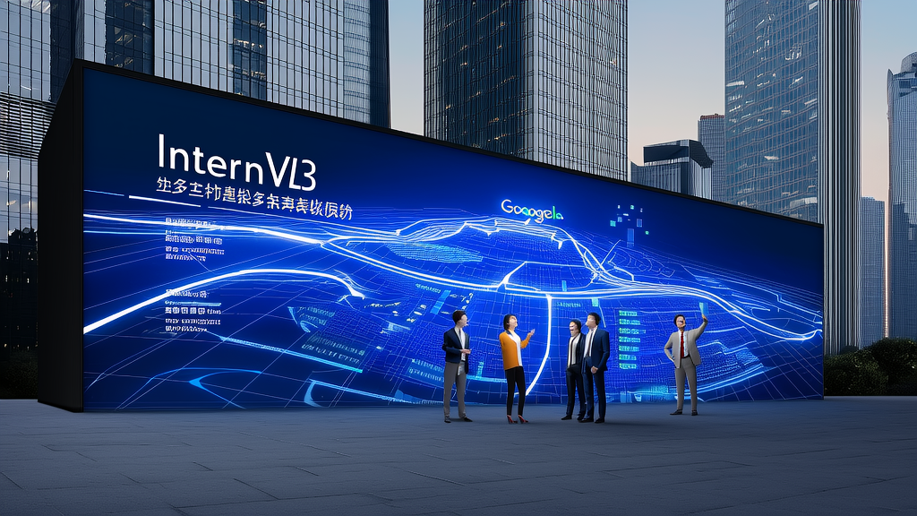 Shanghai AI Lab showcasing multimodal models and Google Maps customer acquisition technology