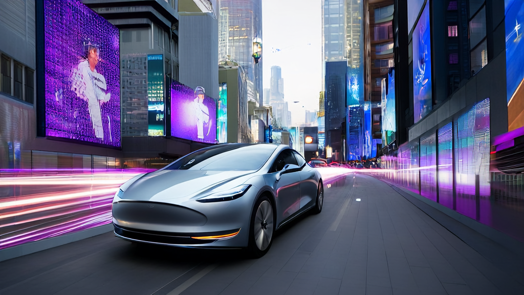 Tesla Robotaxi using AI for precise advertising in 2025