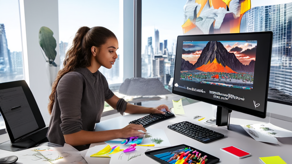 广告策划师使用火山引擎豆包视频生成模型进行创意工作