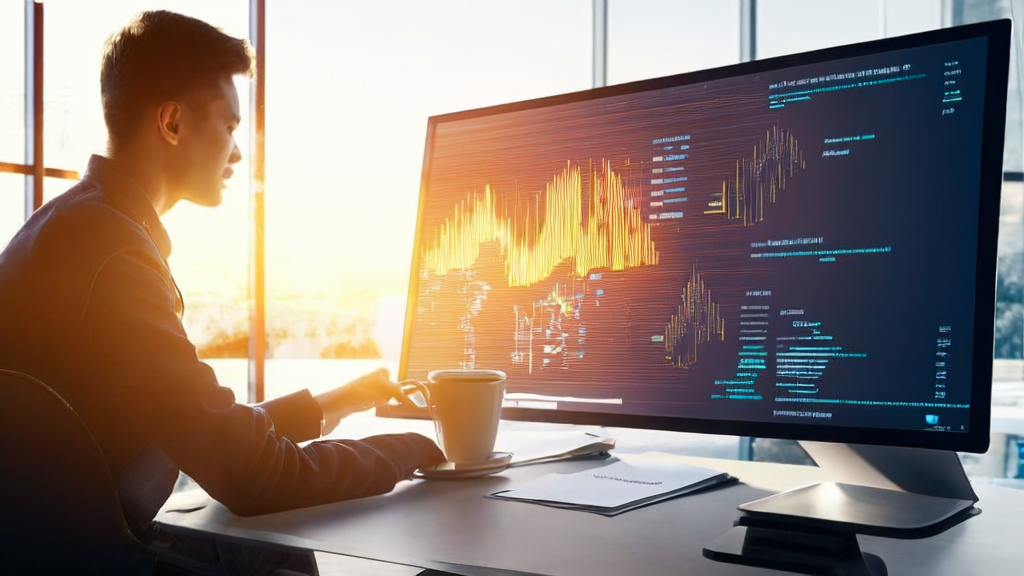 Young entrepreneur leveraging WeChat's “Ask the Host“ feature and AI technology to enhance customer data collection and email marketing strategies