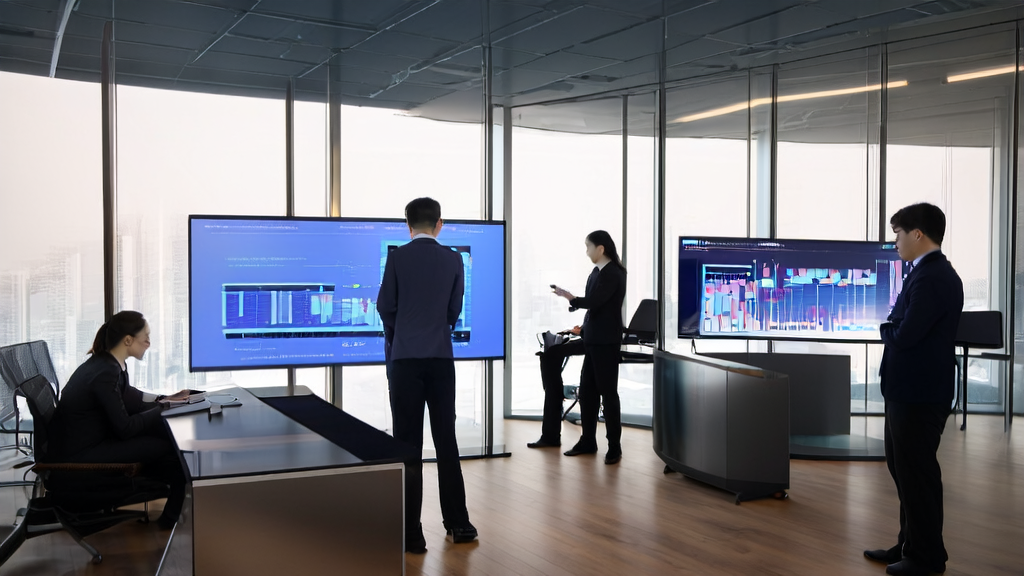 Scene of Xiaomi Browser's AI search function being used in an office environment