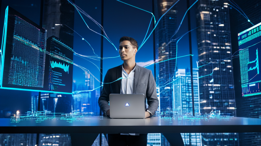 Young entrepreneur exploring new AI marketing avenues with Amazon Bedrock