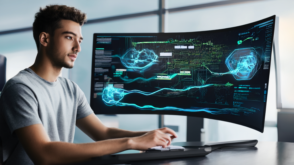 A young programmer is using the Traycer tool in VSCode to optimize code